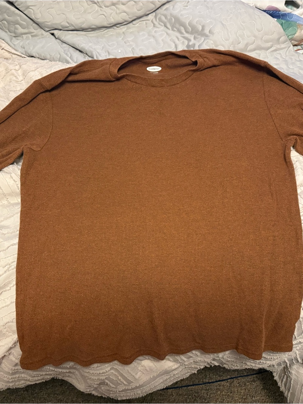 Old Navy Men's Rust Brown Crewneck Sweater